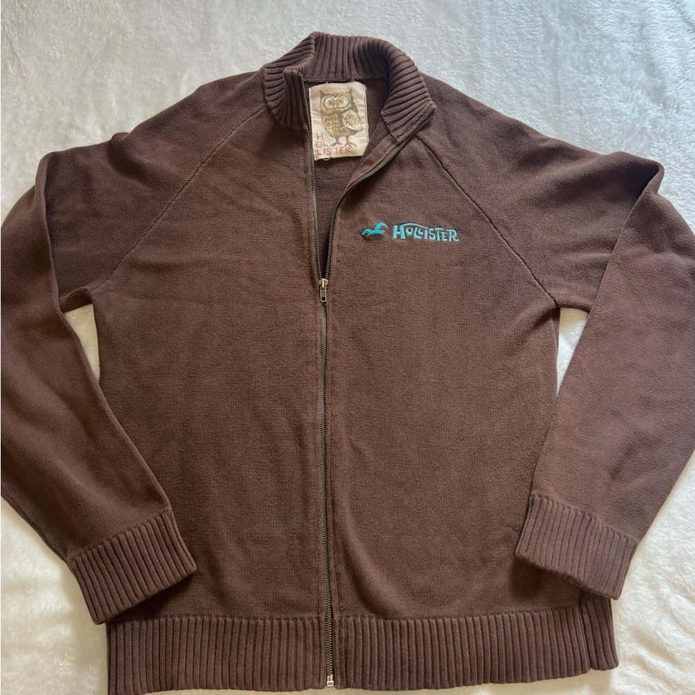 Vintage 2000s Hollister Zip-Up Sweater Jacket